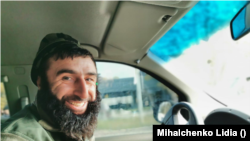 Zumso Amaev, az ukrán oldalon harcoló icskériai zászlóalj parancsnokhelyettese