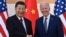 Președintele SUA, Joe Biden (dreapta), și președintele Chinei, Xi Jinpingla summitul G20 de la Nusa Dua, Bali, 14 noiembrie 2022.