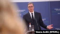 Presidenti i Serbisë, Aleksandar Vuçiq. Fotografi nga arkivi.