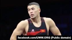 Акжол Махмудов грек-рим күрөшү боюнча Дүйнө чемпионатында. 10-сентябрь, 2022-ж. Белград, Сербия. 