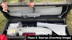 Захоплений під час наступу ЗСУ російський безпілотник-розвідник «Орлан-10»