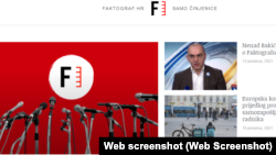 Hakerski napad na Faktograf se dogodio nakon što ih je medijski eksponirani poduzetnik i čovjek koji često širi antivakserske stavove Nenad Bakić prozvao za cenzuru i sugerirao istomišljenicima da ih tuže (Foto: Web screenshot stranice portala Faktograf 14. prosinca 2021)