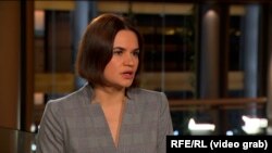 Lidera opoziției belaruse din exil, Svetlana Tihanovskaia