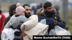 Мігранти на білорусько-польському кордоні, листопад 2021 року