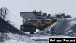 Изглед от повърхността в зоната предприятието