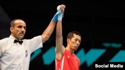 Мунарбек Сейитбек уулу мелдеш учурунда.