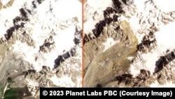 Трагедия в Шови – что видно со спутника?