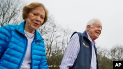 Джиммі та Розалін Картер у 2017 році