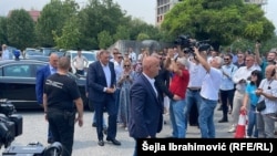 Milorad Dodik dolazi na suđenje u Sud BiH, Sarajevo, 17.juli 2024. 