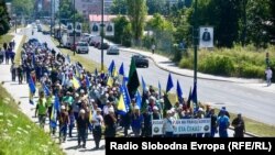 Protest rudara u Sarajevu, 1. august 2023. 