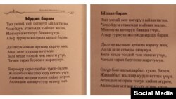 Жаш акын Бүкалча Маматали кызынын ырлары