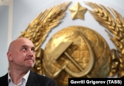 Російський письменник і пропагандист Захар Прилєпін (справжнє імʼя Євген Прилєпін). Москва, 2021 рік