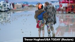 Posjetioci Burning Man festivala 3. septembar 2023. 