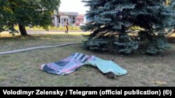 Орусиянын аткылоосунан набыт болгон адамдар, Вольнянск шаары, 29-июнь, 2024-жыл.