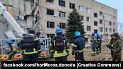 Наслідки обстрілів Селидового, листопад 2023 року
