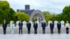 Лідери G7 і керівники ЄС у Меморіального парку миру в Хіросімі. Японія, 19 травня 2023 року. 