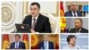 Six presidents of Kyrgyzstan. Askar Akayev, Kurmanbek Bakiev, Roza Otunbaeva, Almazbek Atambaev, Sooronbai Jeenbekov, Sadyr Japarov.