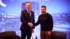 Президент України Володимир Зеленський і Президент Польщі Анджей Дуда (ліворуч). Вільнюс, Литва. 11 квітня 2024 року