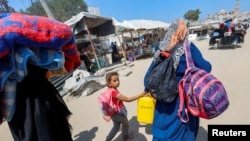 Evakuacija Palestinaca iz istočnog dijela Kan Junisa, Pojas Gaze, 2. jula 2024.