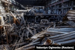 Руйнування Росією ракетним обстрілом однієї з ТЕС в Україні