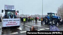 Польшалык фермерлердин Украина менен чек арадагы акциясы. 9-февраль, 2024-жыл