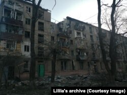 Будинок, у якому жила сім'я, нині зруйновано