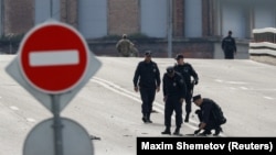 Ruske snage bezbednosti na mestu poslednjeg napada dronovima u Moskvi, 24. jula, ilustrativna fotografija