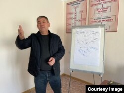 “Талас Маана” коомдук уюмунун тренери Зухридин Саадабаев