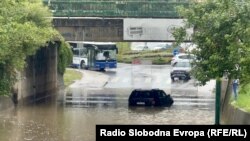  Jaka kiša poplavila je pojedine ulice u Sarajevu, 7. avgust 2023.
