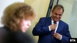 Председателите на ВКС и ВАС Галина Захарова и Георги Чолаков говориха пред медиите преди заседанието на Пленума на ВСС.