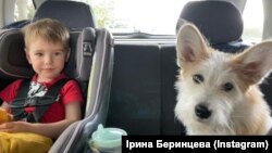 Артем, трирічний син Ірини Беринцевої