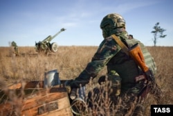 Російський військовослужбовець на фронті, жовтень 2023 року. Ілюстративне фото