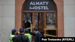 Hostel u Almatiju u kojem je u požaru poginulo 13 ljudi.