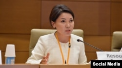 Жогорку Кеңештин депутаты Элвира Сурабалдиева. 