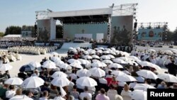 Ceremonija beatifikacije devetočlane porodice Ulma, Markova, Poljska, 10. septembar 2023.