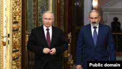 Владимир Путин менен Никол Пашинян. Москва. 25-май, 2023-жыл