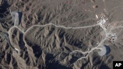 تصویری هوایی از سایت هسته‌ای ایران در نظنز