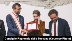 ნანა მალაშხია, ანტონიო მაცეო, ფრანჩესკო გაზეტი, 16 მაისი, 2023 წელი, ფლორენცია, ტოსკანის რეგიონული საბჭო