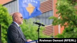 Američki ambasador Džefri Hovenije na otvaranju je istakao značaj održavanja vježbe, Priština, 21. maj 2023.