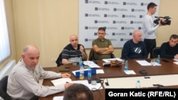 Sjednica Republičkog odbora Sindikata pravosuđa RS, održana uoči pres konferencije, Banja Luka, 20. mart 2024.