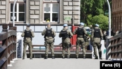 Odavanje počasti žrtvama je obilježeno uz jake bezbjednosne mjere.