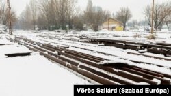 A rákosrendezői pályaudvar és környéke 2023. december 8-án