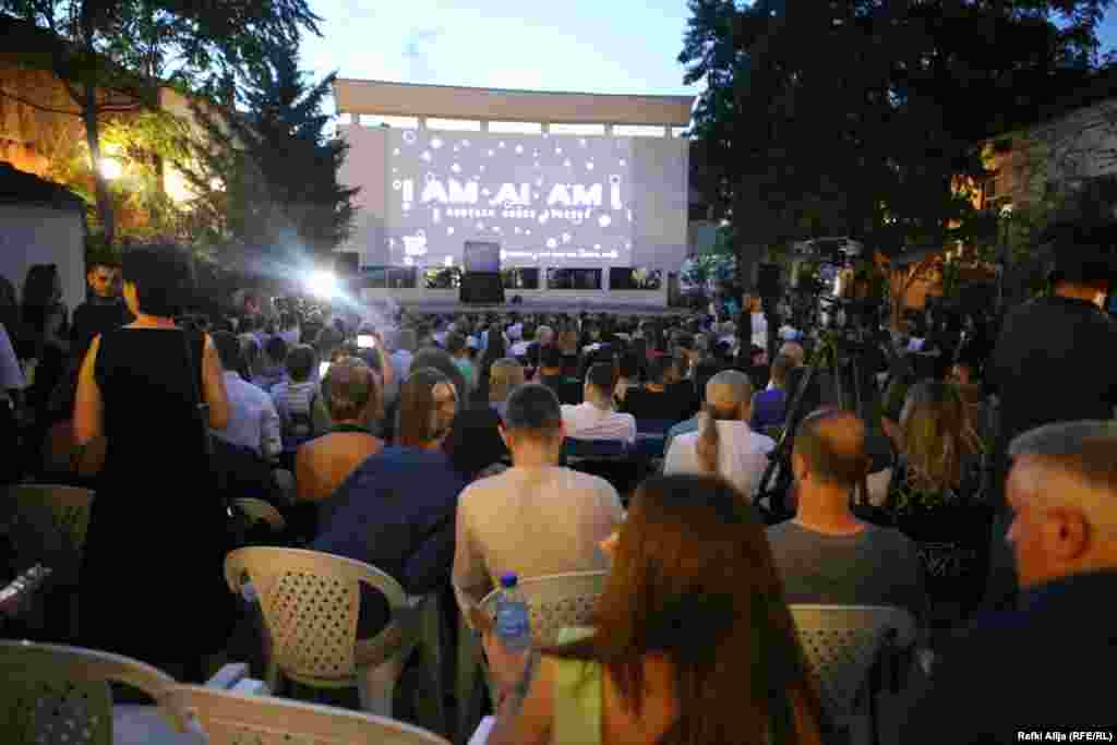 Fotografija sa otvorenja 22. Dokufesta, Prizren, 4. avgust