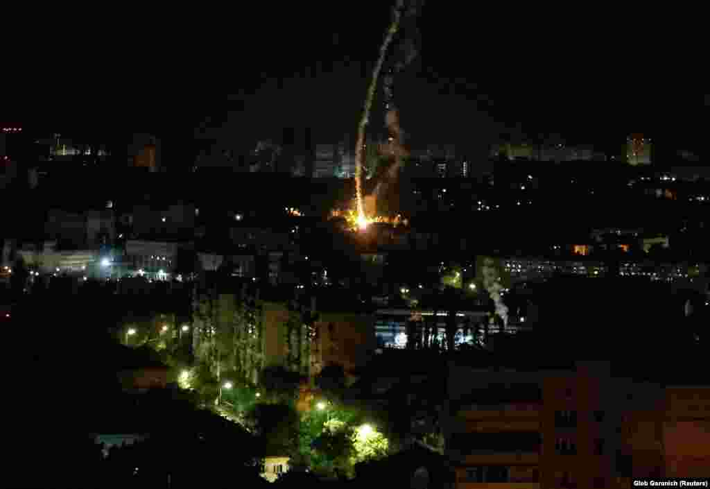 A légiriadó helyi idő szerint kedd hajnalban, 2023. május 16-án fél háromkor körül szólalt meg. Vitalij&nbsp;Klicsko&nbsp;polgármester Telegramon kérte a kijevieket, hogy maradjanak az óvóhelyen