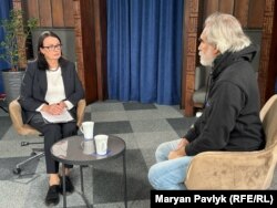 Журналістка Галина Терещук і професор УКУ, історик Ярослав Грицак