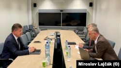 Susret Lajčaka i Bisljimija u Briselu, 6. septembar 2023.