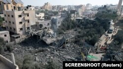 Shkatërrimet në Rripin e Gazës. 6 nëntor 2023.
