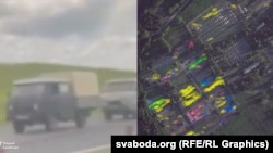 Vagnerove snage u selu Sel, bivšem garnizonu za pripadnike beloruske raketne brigade