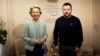 Президент України Володимир Зеленський і голова Єврокомісії Урсула фон дер Ляєн. Давос, 16 січня 2024 року