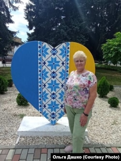 Ольга Дашко, директорка гімназії у Великій Костромці